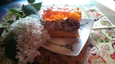 Ciasto brzoskwiniowiec z prince polo