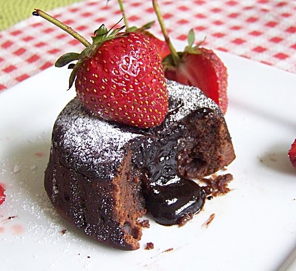 Przepis  czekoladowa lawa (molten lava cake) przepis