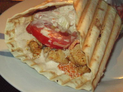 Tortilla ala kebab