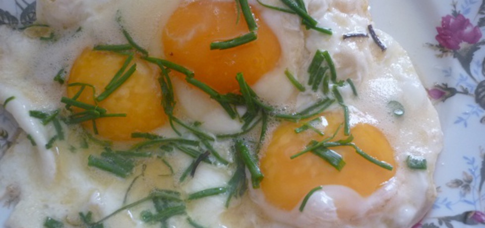 Jajko sadzone ze szczypiorkiem (autor: wafelek2601 ...
