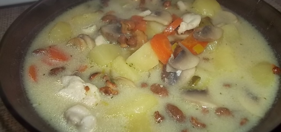 Zupa kurkowa z pieczarkami (autor: beatris)