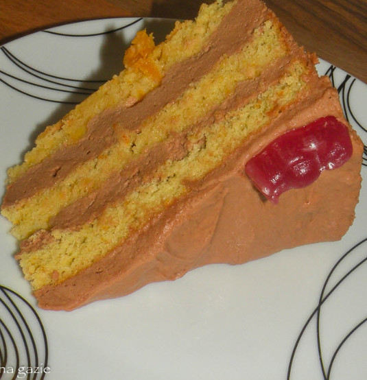 Tort pomarańczowo-czekoladowy