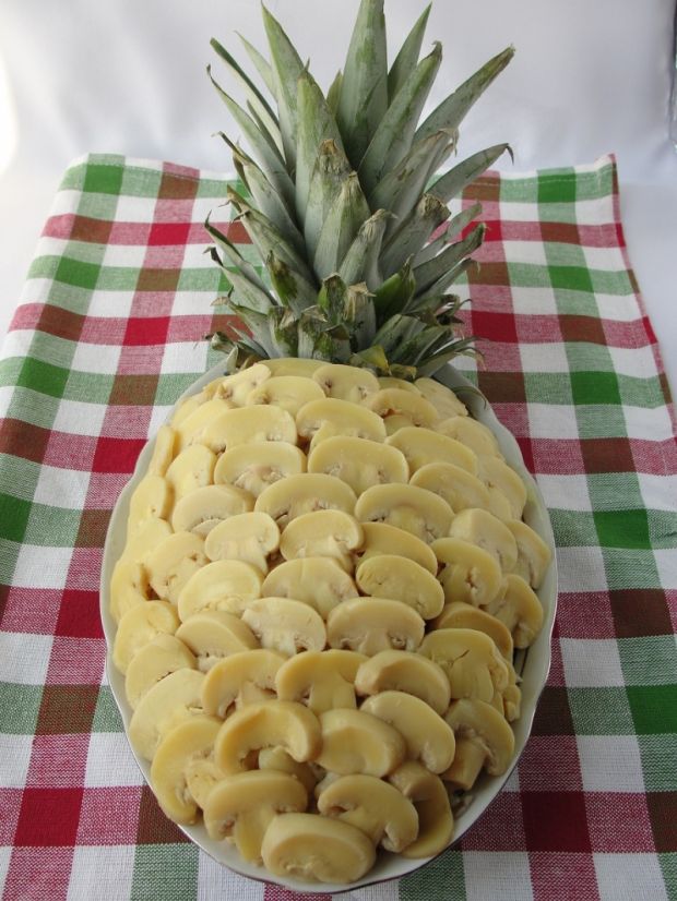 Przepis  sałatka ananas z ryżem i kurczakiem przepis