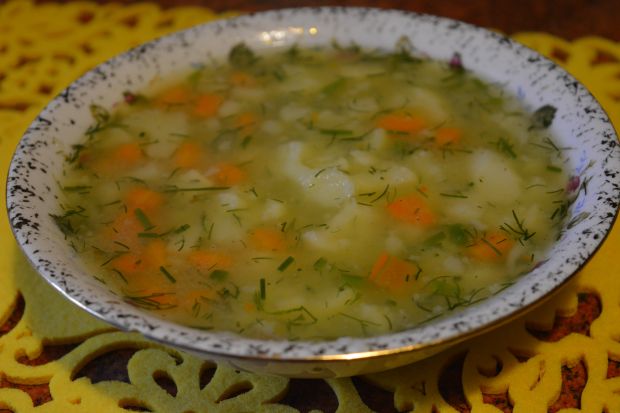 Przepis  zupa koperkowa z kalafiorem przepis