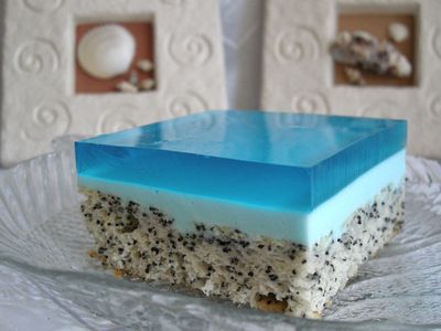 Ciasto błękitna laguna