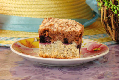 Ciasto makowo – borówkowe pod kruszonką