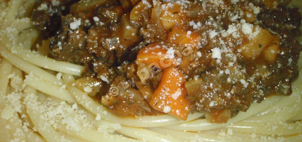 Spaghetti bolognese z dziczyzną (autor: pacpaw)