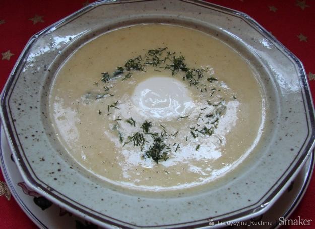 Rybna zupa kremowa z kaszą jaglaną