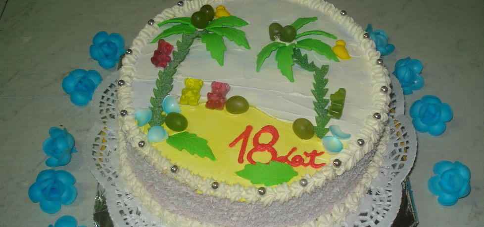 Tort urodzinowy 18-stkowy (autor: magdalena97)