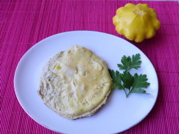 Przepis  omlet z patisonem przepis