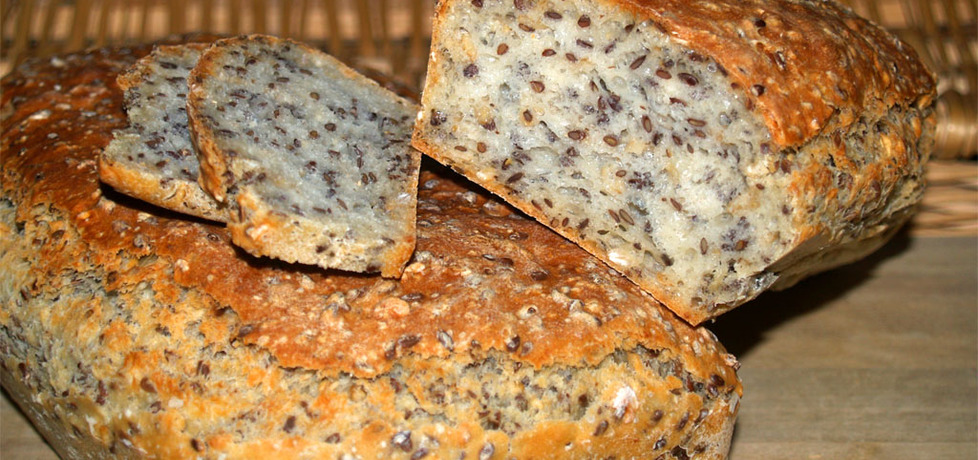 Chleb pszenny z siemieniem lnianym (autor: ali)