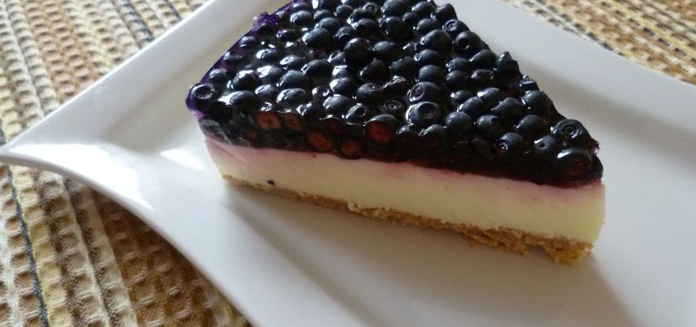 Jogurtowe ciasto na zimno z jagodami (autor: krystyna32 ...
