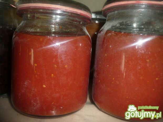 Przepis  przecier pomidorowy na zime przepis
