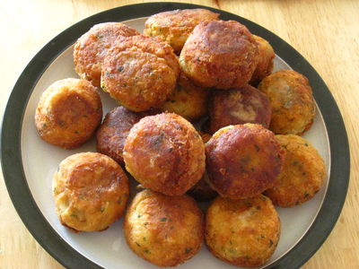 Portugalskie fish fritters