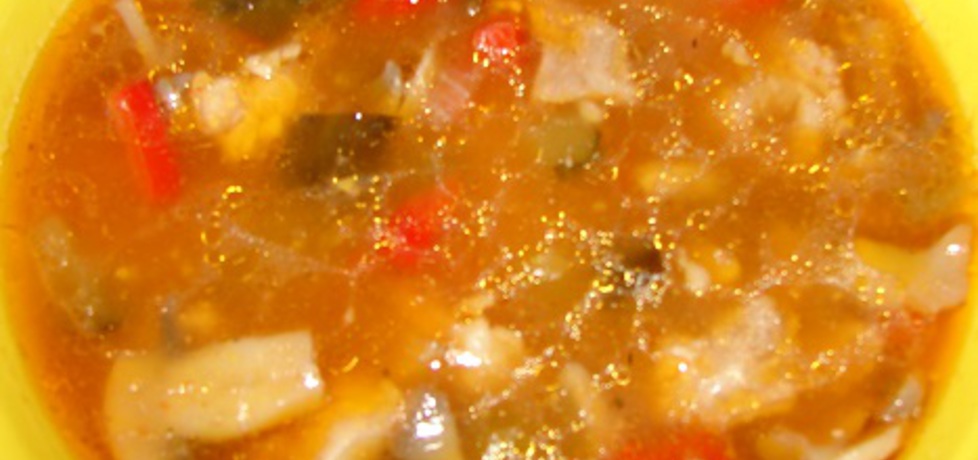 Zupa pieczarkowa z papryką (autor: lukasz15)