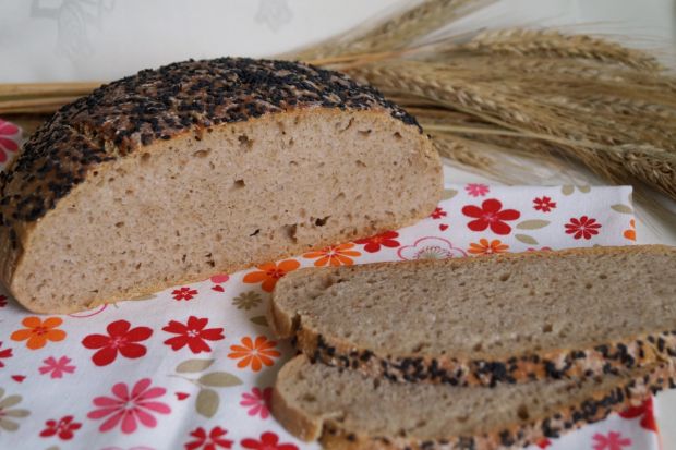 Przepis  chleb na zakwasie z mąką jęczmienną przepis