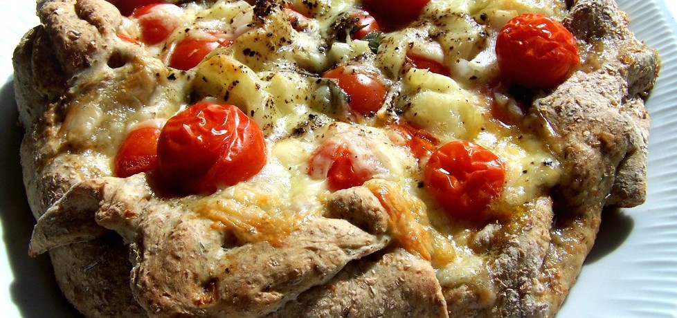 Razowa pizza margherita (inna wersja) (autor: caralajna ...