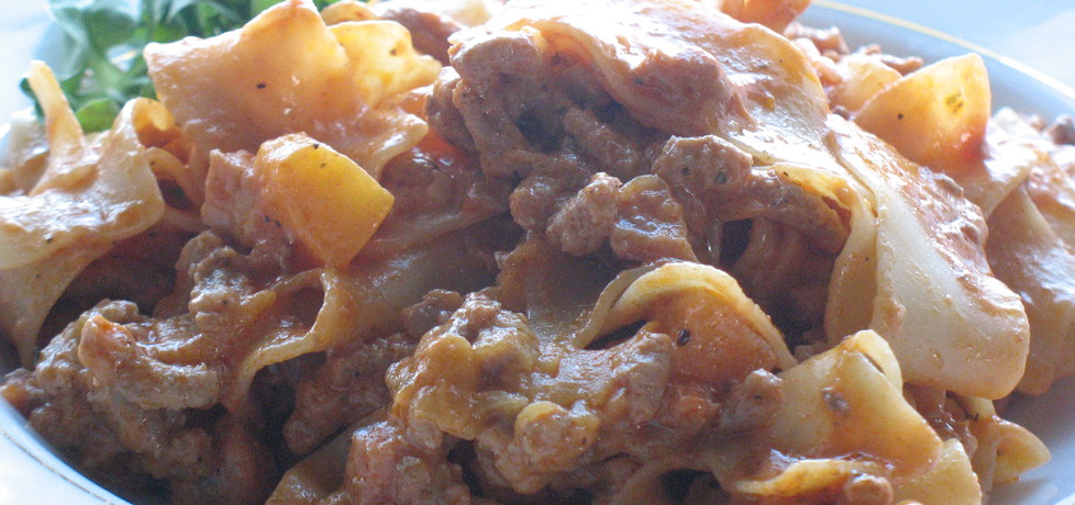 Pappardelle w sosie śmietanowo