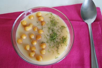 Kremowa zupa z rzodkiewki z mascarpone