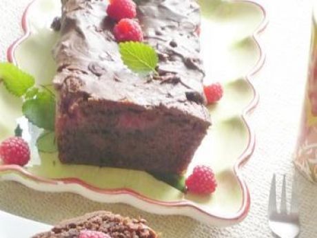 Przepis  czekoladowe ciasto z malinami 2 przepis