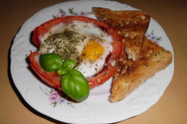 Pomidor z jajkiem  pomidory
