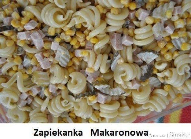 Zapiekanka makaronowa (czyli sałatka na gorąco :