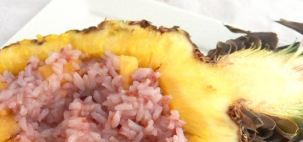 Malinowy ryż z ananasem (autor: koper)