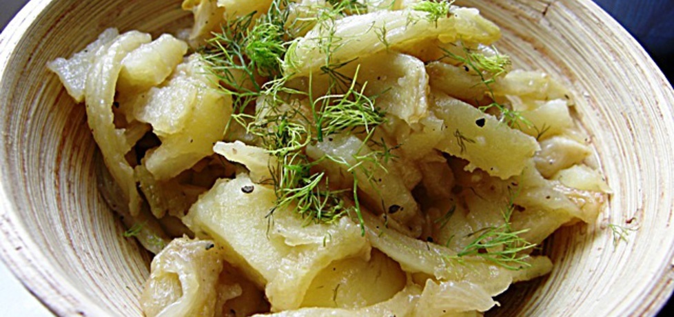 Młode ziemniaki duszone z fenkułem (autor: js28)