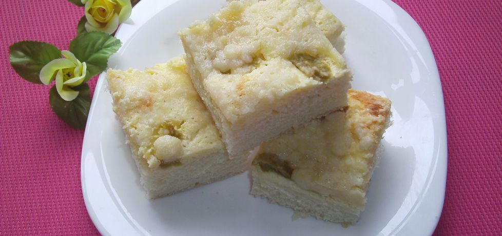 Ciasto drożdżowe z serem i rabarbarem (autor: katarzyna59 ...