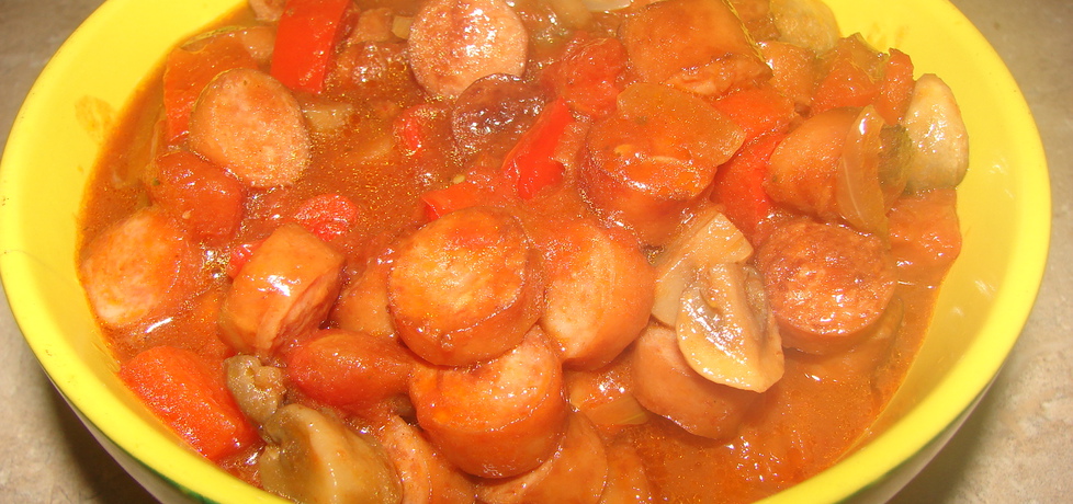 Kiełbaska smażona z pomidorkami (autor: motorek ...