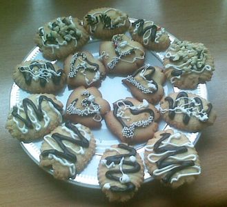 Ciasteczka kruche, dekorowane
