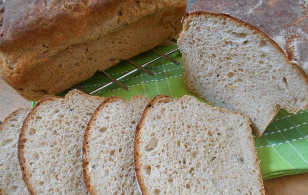 Przepis  chleb z cukinią i mielonym lnem przepis