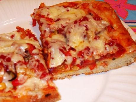 Przepis  pizza z szynka przepis