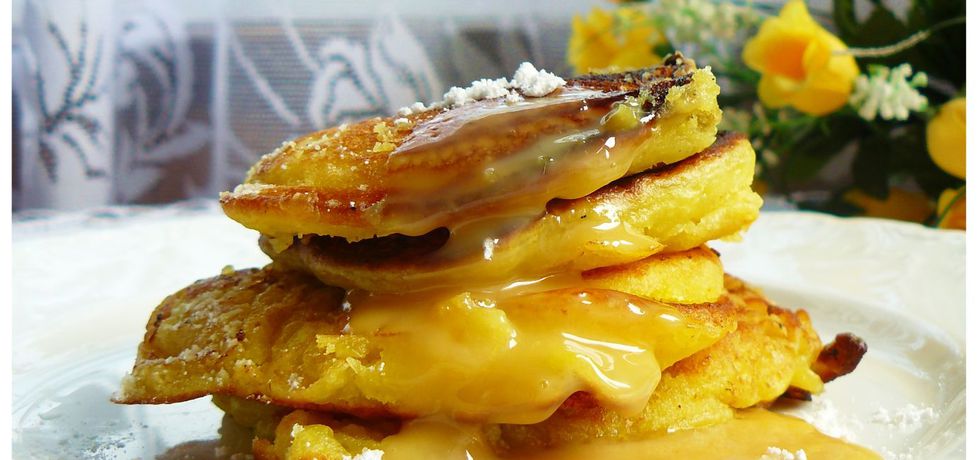 ananasowe pancakes w kałuży toffi  (autor: ostra-na