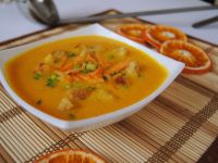 Przepis  zupa pomarańczowo-marchwiowa przepis