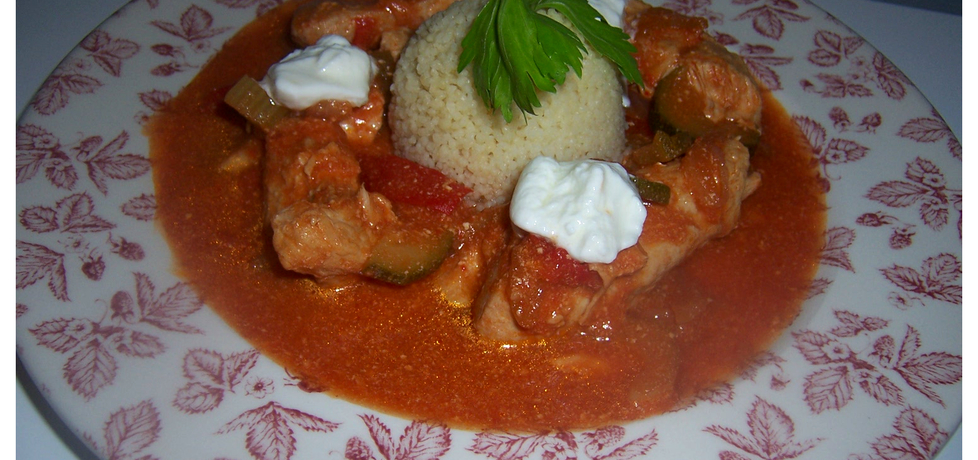 Kurczak z warzywami w pomidorowym curry (autor: dza ...