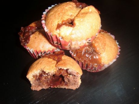Przepis  muffinki z cukierkami toffi przepis