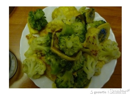 Kalafiory i brokuły w cieście