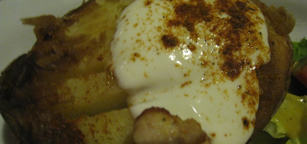 Pieczone ziemniaki z sosem jogurtowym (autor: magda60 ...