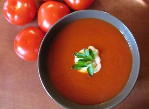 Kremowa zupa pomidorowa  prosty przepis i składniki