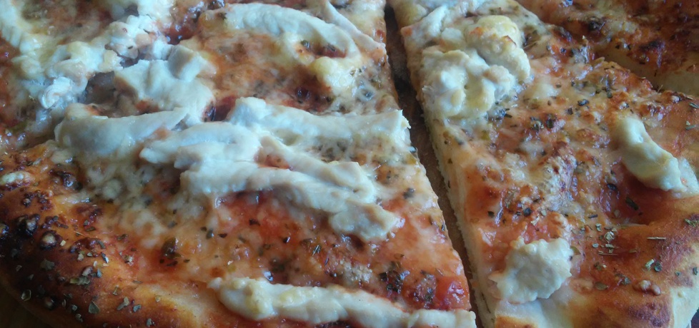 Domowa pizza serowa z kurczakiem (autor: kasnaj ...