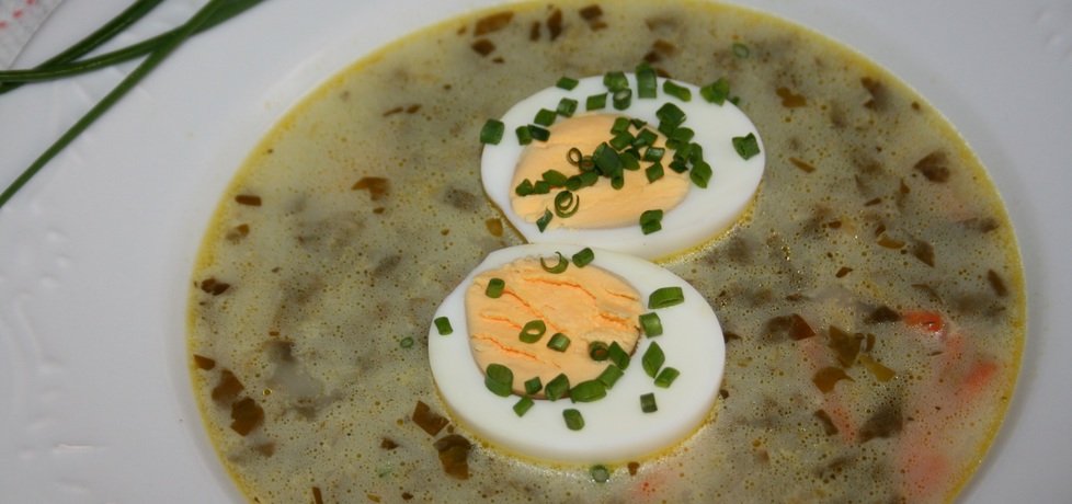 Zupa szczawiowa z jajkiem (autor: skotka)
