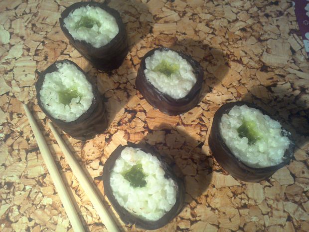 Przepis  deserowe sushi- hosomaki przepis