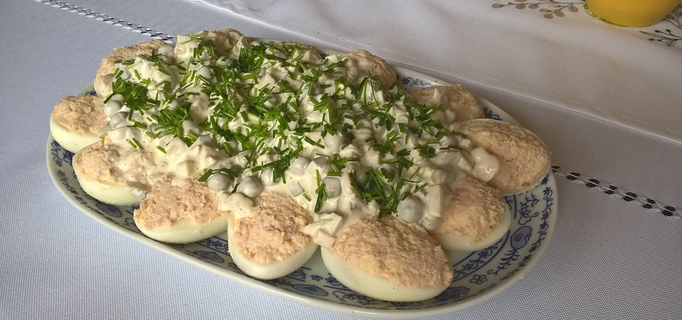 Jajka faszerowane szynką w sosie tatarskim (autor: ania321 ...