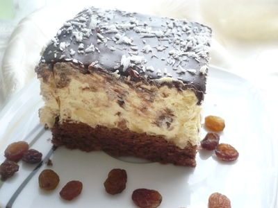 Ciasto bakaliowe z czekoladą