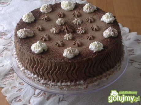 Tort śmietankowo-czekoladowy przepis