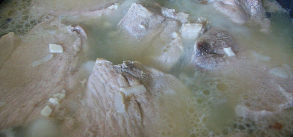 Wieprzowina gotowana na wodzie z czosnkiem (autor: wiola333 ...