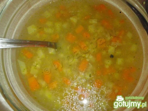 Przepis  zupa krupnik na rosole drobiowym przepis