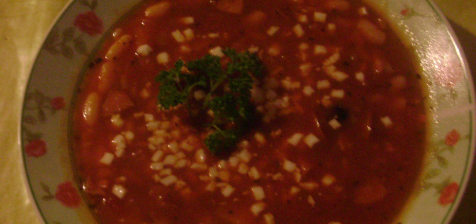 Pikantna zupa z fasolą (autor: sylwiachmiel)