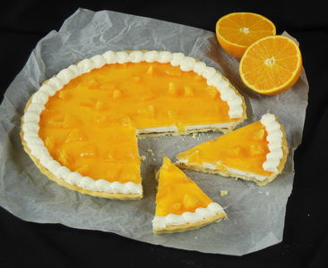 Tarta pomarańczowa z kremem